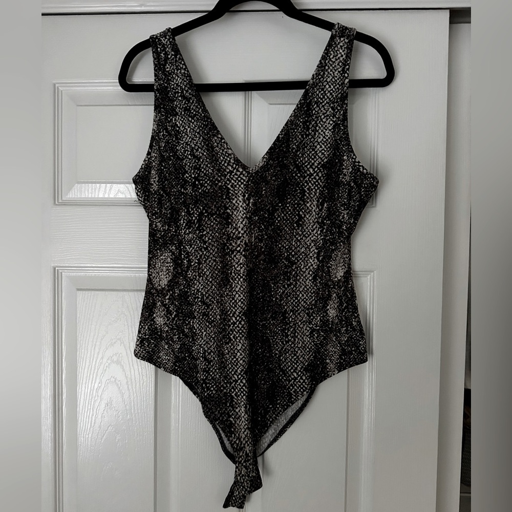 Abound Snakeskin Bodysuit Size L
